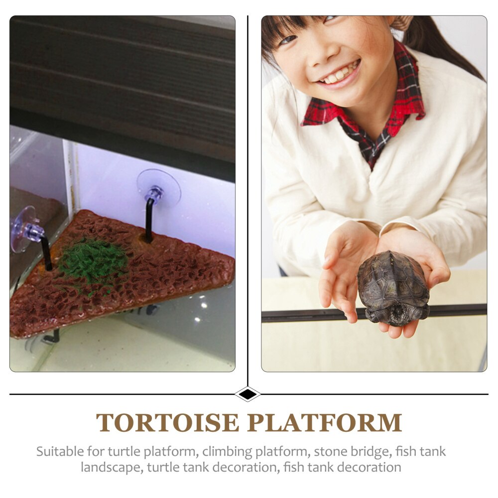 Turtle Bask Terrace Platform Aquarium Floating Dock Climb Resting Platform