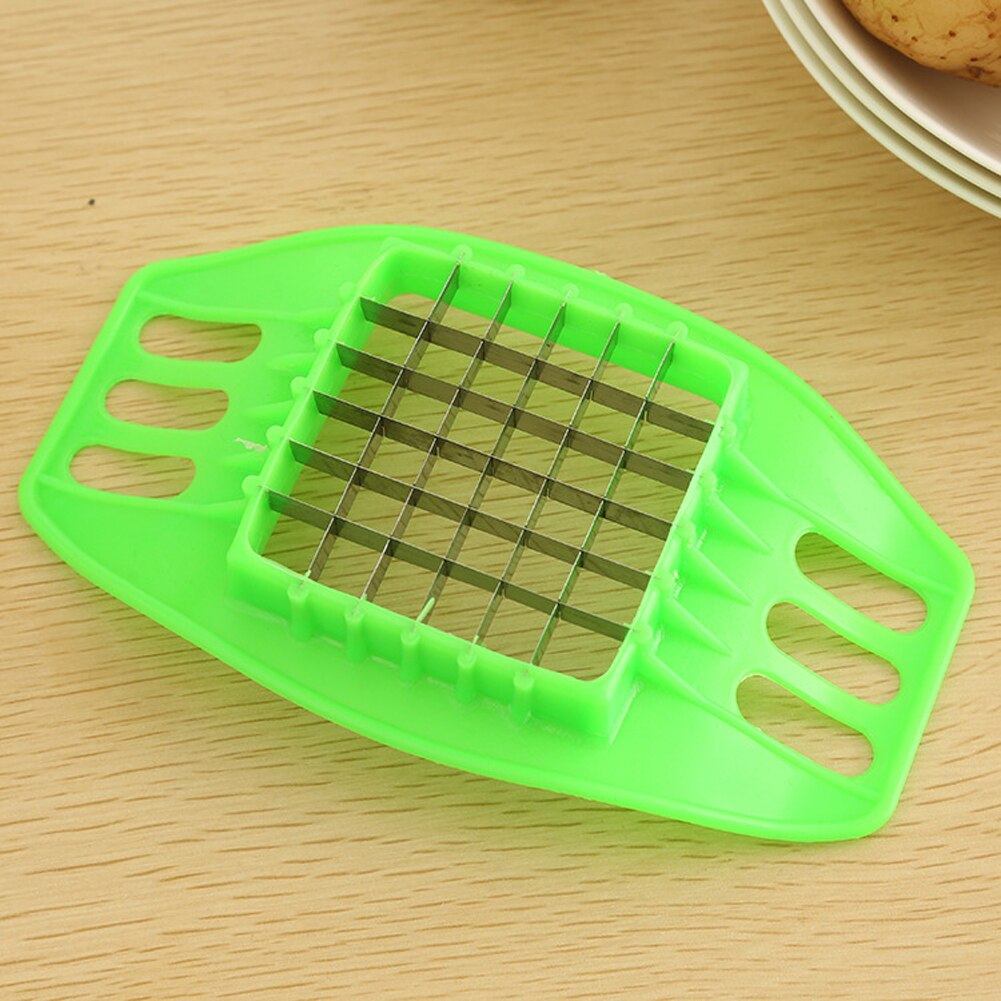 Flambant neuf en acier inoxydable français frites Cutter pomme de terre légumes trancheuse hachoir frites faisant artefact cuisine Cutter accessoire