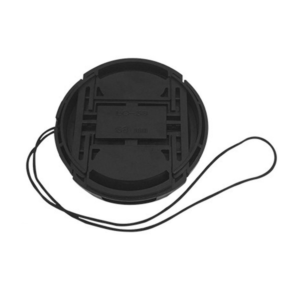 Protective Lens Cap For Canon/Nikon/Pentax/Sony ABS Dust-proof Camera Lens Protector Cover With Anti-lost Rope