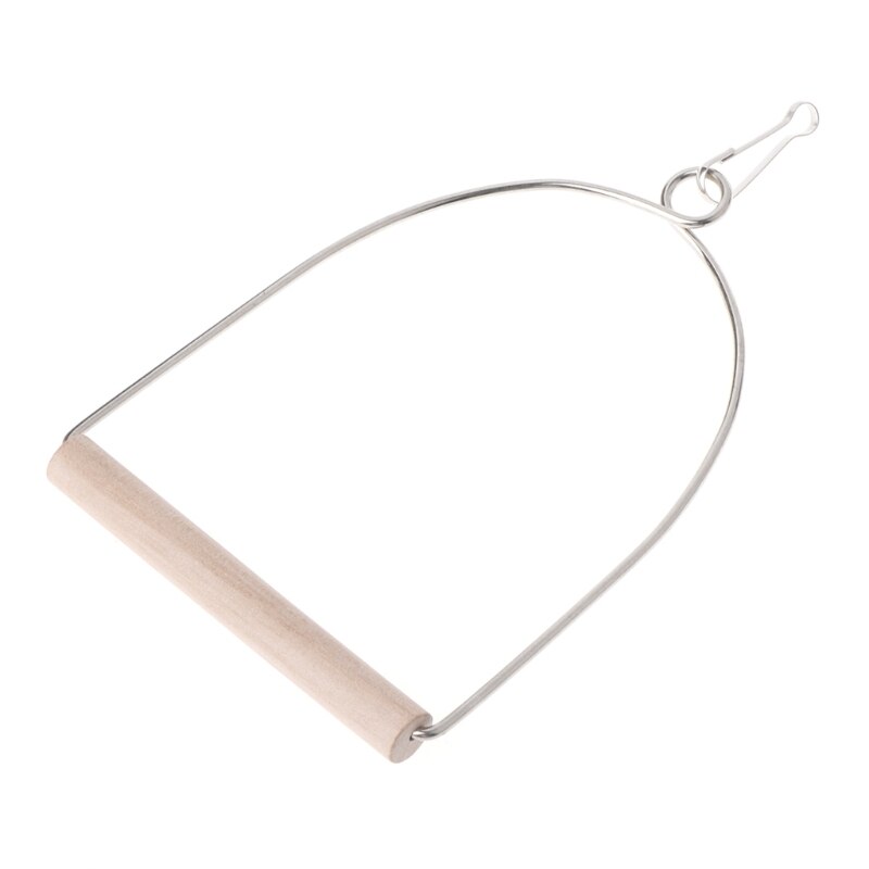 Natuurlijke Houten Vogels Baars Papegaaien Opknoping Swing Kooi Speelgoed Standhouder Hanger