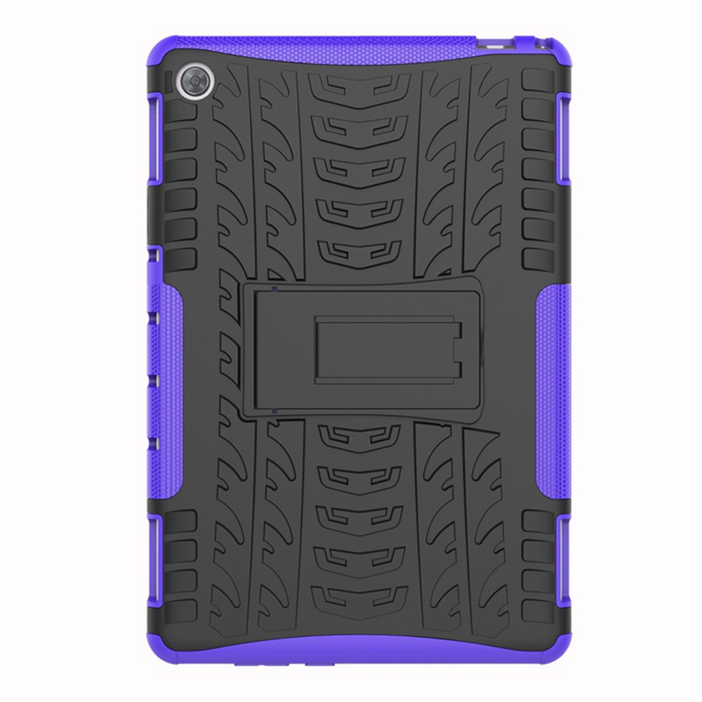Custodia per Huawei MediaPad M5 Lite 10.1 cover 10.1 pollici BAH2-W19 BAH2-W09 TPU Tablet PC custodia Armore per M5 lite 10 coque: Viola