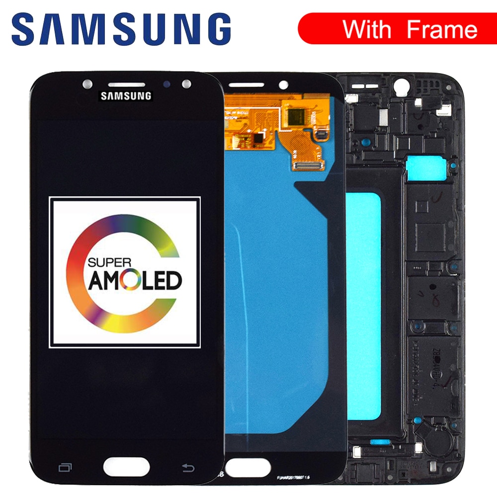 Original 5.5'' AMOLED Display for SAMSUNG Galaxy J7 Pro J730 LCD For SAMSUNG J7 Display Touch Screen Digitizer J730F