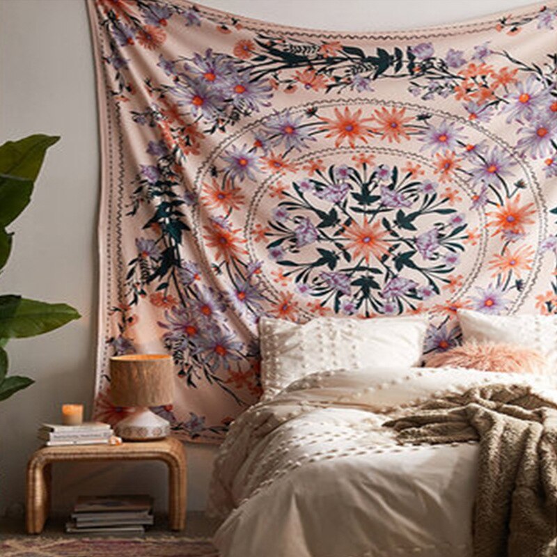 Heimat garten Tapisserie Zimmer dekoration Zauberstab abdeckt mandala dekoration tuch Plus samt tapisserie aufbringen Polyester Material