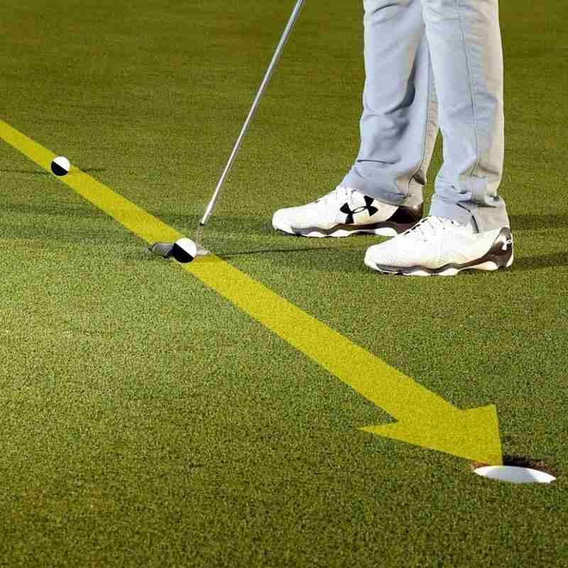 6Pcs/Set Of Golf Practice Balls Black And White Synthetic Balls Entainment Two Golfing Piece Practice Resin Rubber Outdoor F7Z1