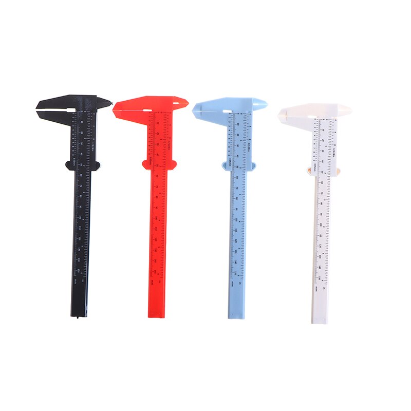 Double Scale Plastic Vernier Caliper Ruler Measuring Student Calipers Size Measuring Tool