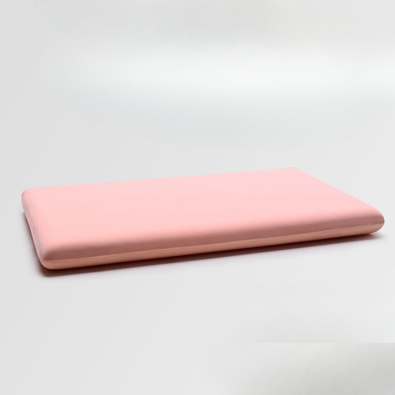 Yksiväriset tyynyt virkistävä, ohut, hitaasti palautuva muistivaahtotyyny hengittävä, irrotettava ja pestävä vartalon tyyny: Musta