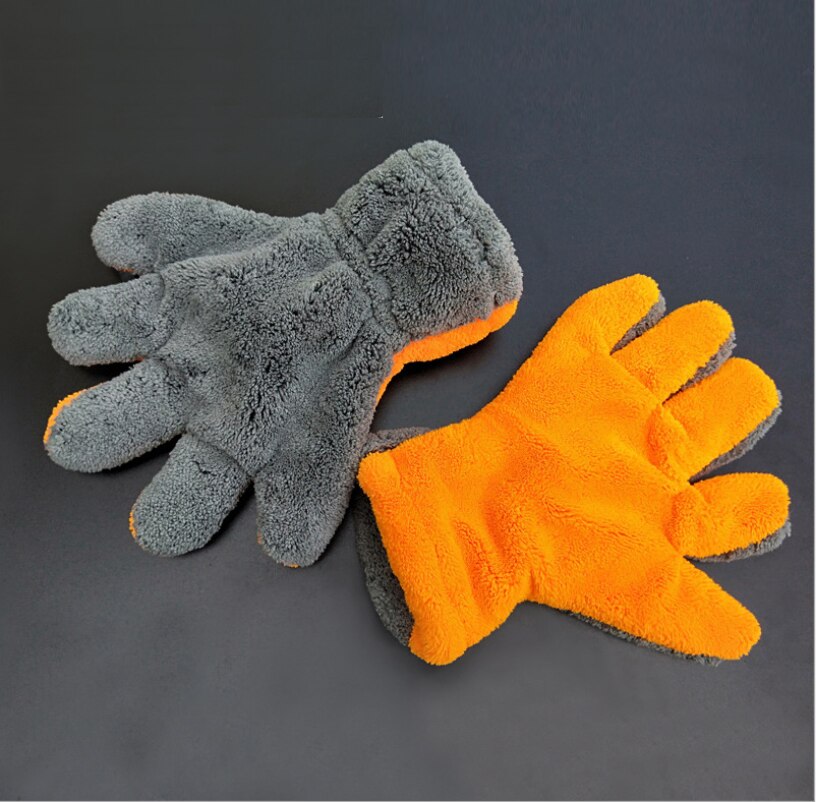 1 Pc Ultra-Luxe Microfiber Car Wash Handschoenen Car Cleaning Tool Thuisgebruik Multifunctionele Borstel Detaillering