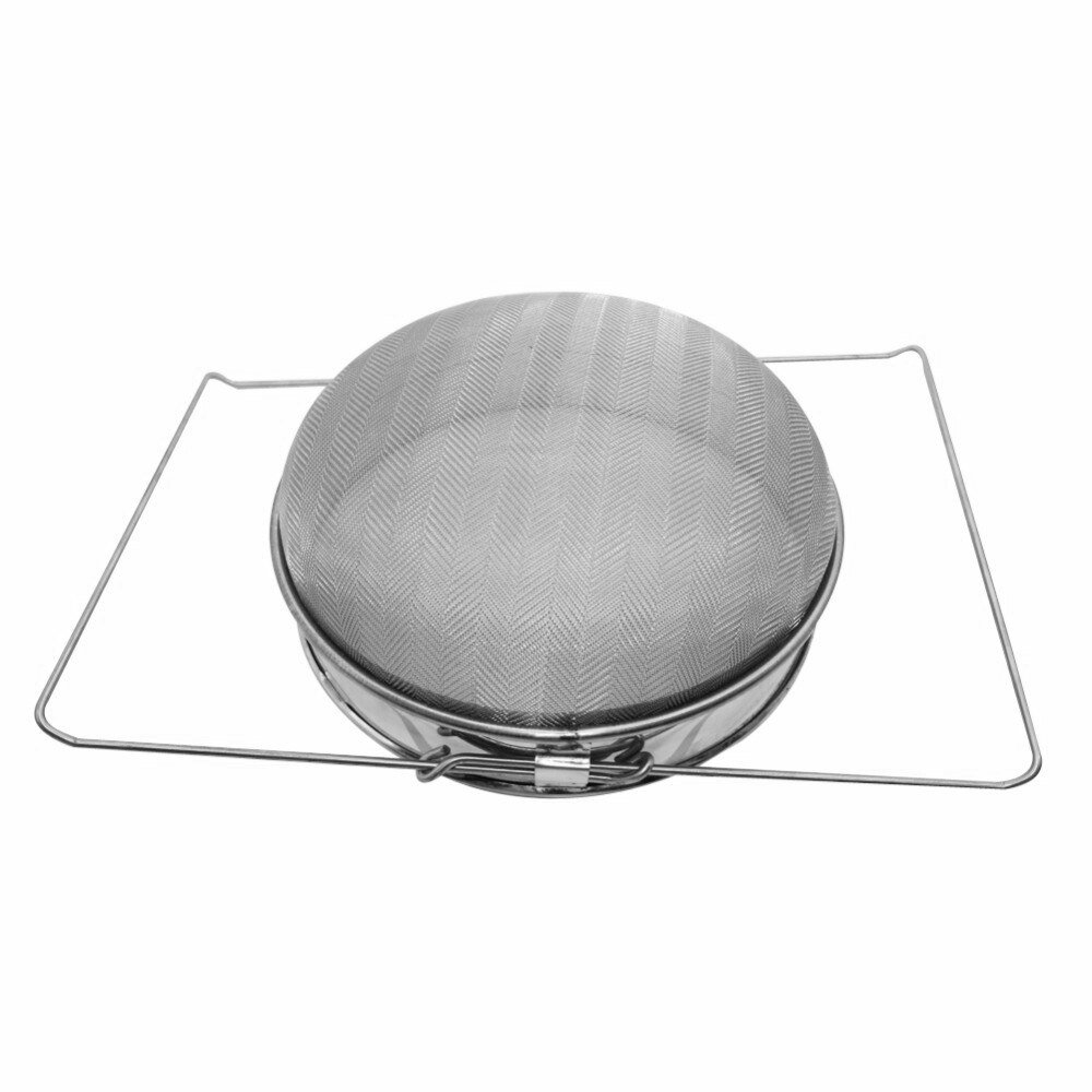Acero inoxidable de doble capa tamiz para miel filtración abeja filtro colador de miel máquina herramienta Extractor Apicultura