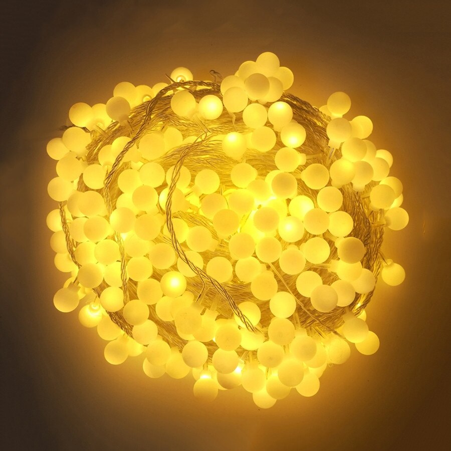 Thrisdar 100M 800 LED Globe Ball Fairy String Light Garland Outdoor Kerstboom Thuis Bruiloft Festoen Ball String licht