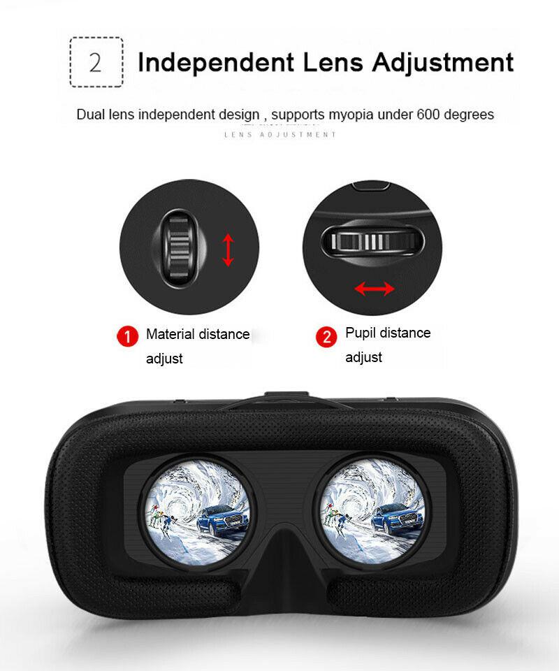 3d lasillista virtuaalitodellisuuskuulokkeet vr box android iphone samsungille