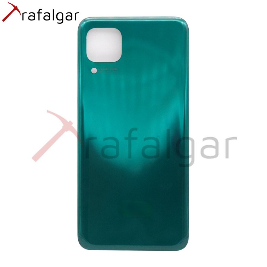 Back Cover Voor Huawei P40 Lite Back Batterij Cover Nova 7i Achter Behuizing Deur Case Voor Huawei P40 Lite Nova 6 Se 6SE Vervanging: Green No Lens