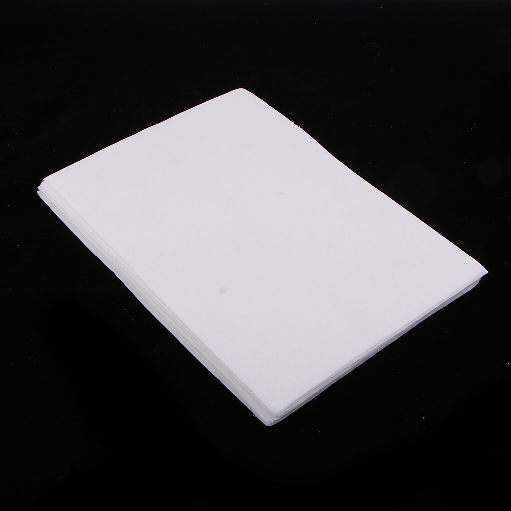 10 Packs White Square Ceramic Fiber Insulation Blanket Thinfire Microwave Kiln Shelf Paper Jewelry Making Supplies