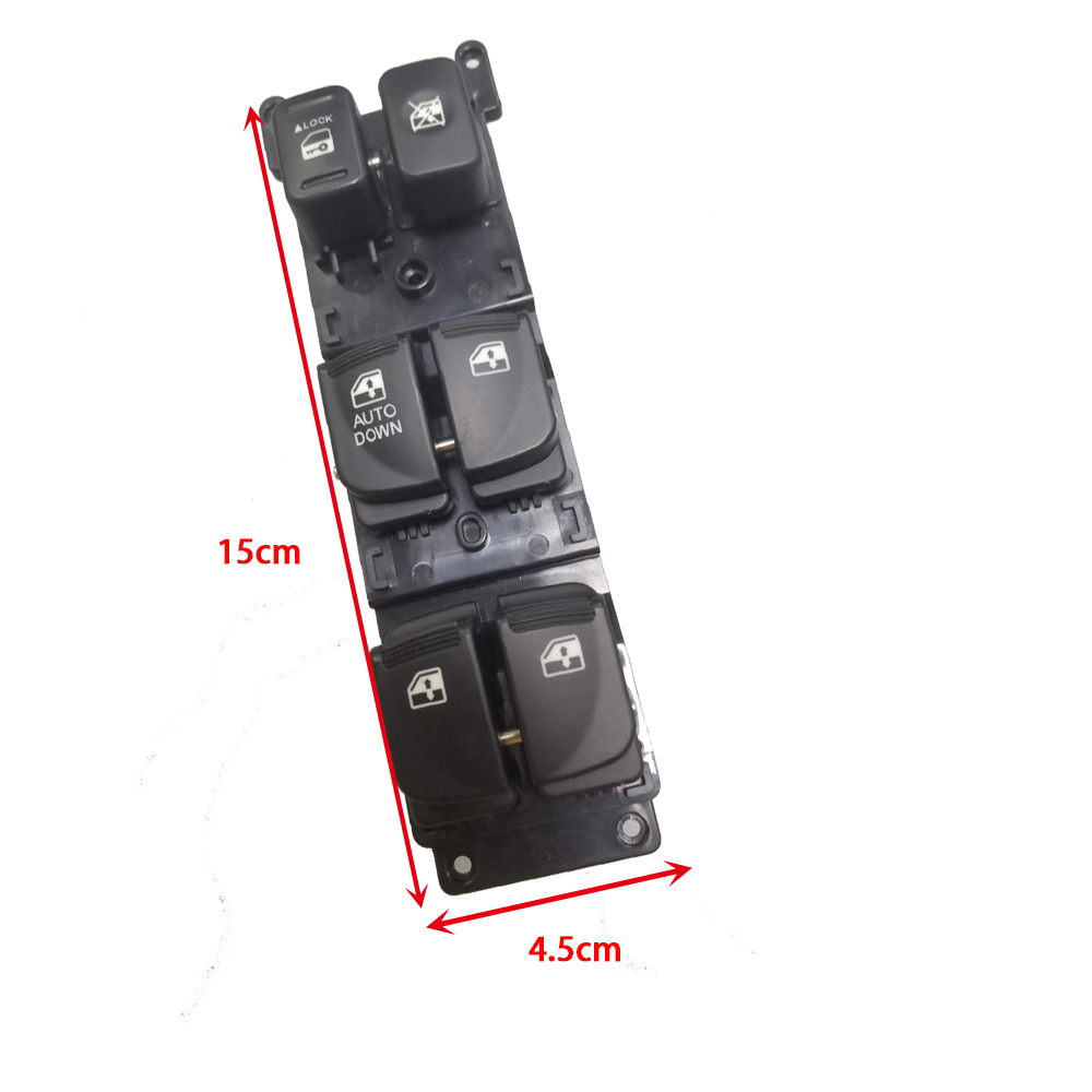 For Hyundai Accent 2006 2007 Power Window Control Switch Car Window Lifter Switch Panel