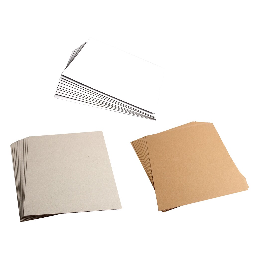 10x A4 Kraft Papier DIY Handmake Karte, Der Handwerk Papier Karton