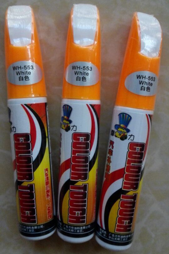 1 stk hvid universal bil diy reparationsfjerner ridse reparationsmaling pen klar