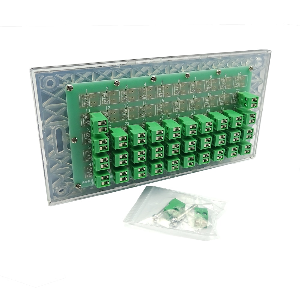 50 button keyboard wall reset switch panel module dry contactor for smart home control automation
