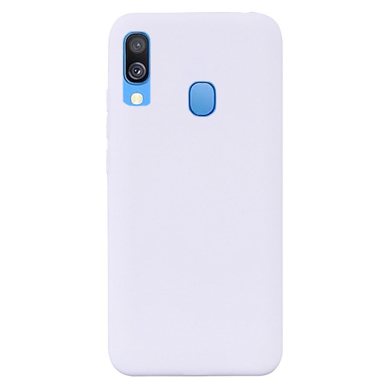 Case For Samsung Galaxy A40 Case SM-A405F 5.9 Soft Silicone Back Cover Phone Case For Samsung A40 A 40 Coque Fundas Bumper shell: 16 White