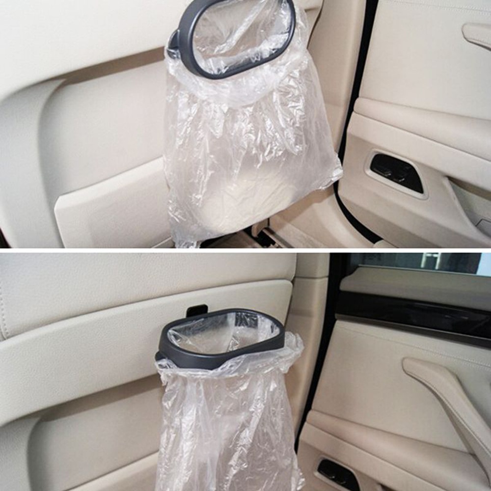 Durable Foldable Car Trash Bin Frame Auto Garbage Bin Auto Rubbish Storage Waste Organizer Holder Bag Bucket Accessories
