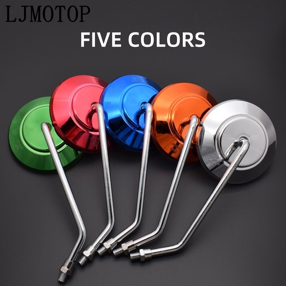 Motorcycle Rear View Mirror Electrombile Back Side Mirrors 8 10mm For Suzuki GSXR1000 GSXR1100 GSXR400 GT250 GT550 RG500 RGV250