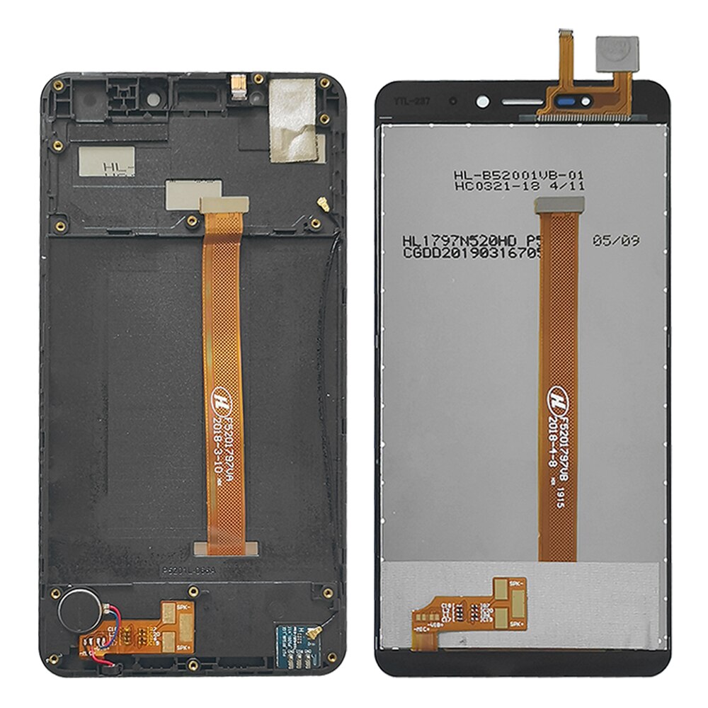 5.2" For Leagoo Power 2 Pro LCD Display Touch Screen Digitizer Assembly With Frame For Power 2Pro LCD Phone Spair Parts + Tools