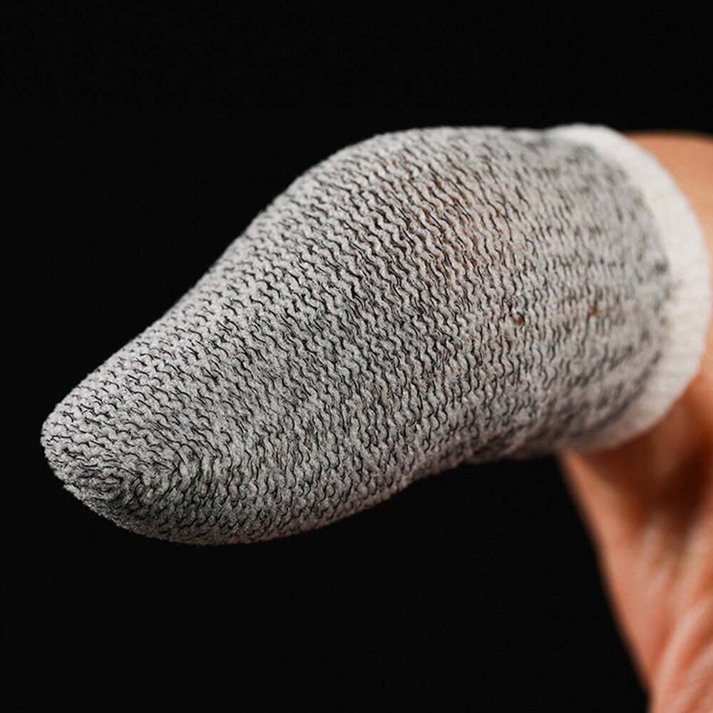 10 Pcs Flexibele Vinger Mouwen Comfortabele Dunne Vinger Covers Spel Levert