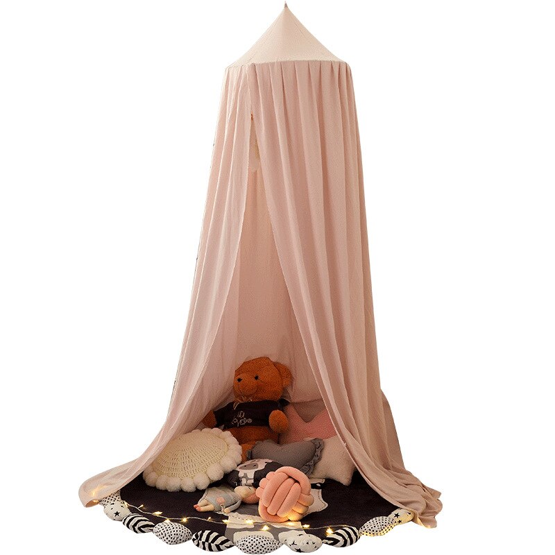 Opknoping Kinderen Beddengoed Dome Bed Canopy Klamboe Bedcover Gordijn Thuis Bed Decor Roze Baby Indoor Prinses Tent Speelhuis speelgoed