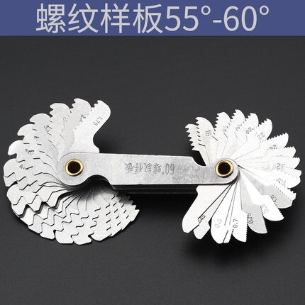 metal Radius ruler Surveying And Mapping Drawing Tools Foot Ten Kinds Of Style Multipurpose Template Ruler: Thread 55-60 degrees