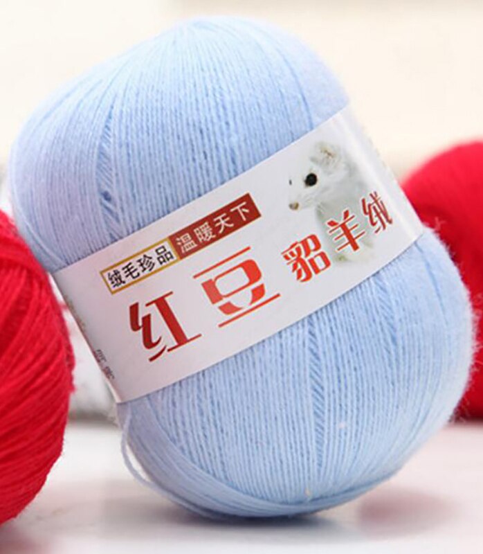 Przędza z norek z kaszmiru ręcznie robiona wełna ręcznie robiona przędza robić szydełkowania alpaki piłka szalik na drutach dzianina dziecięca garnek miękka ciepła: 28