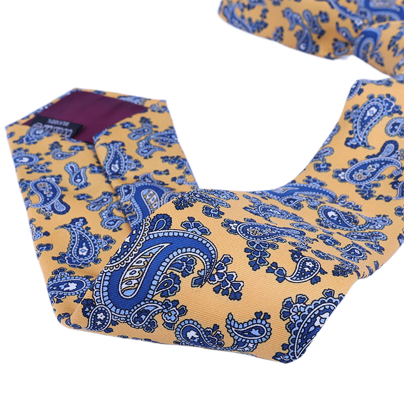 Corbatas de seda de Cachemira súper suaves para hombre, corbata de 8cm a la para hombre, corbatas coloridas con estampado novedoso para reuniones de negocios y bodas