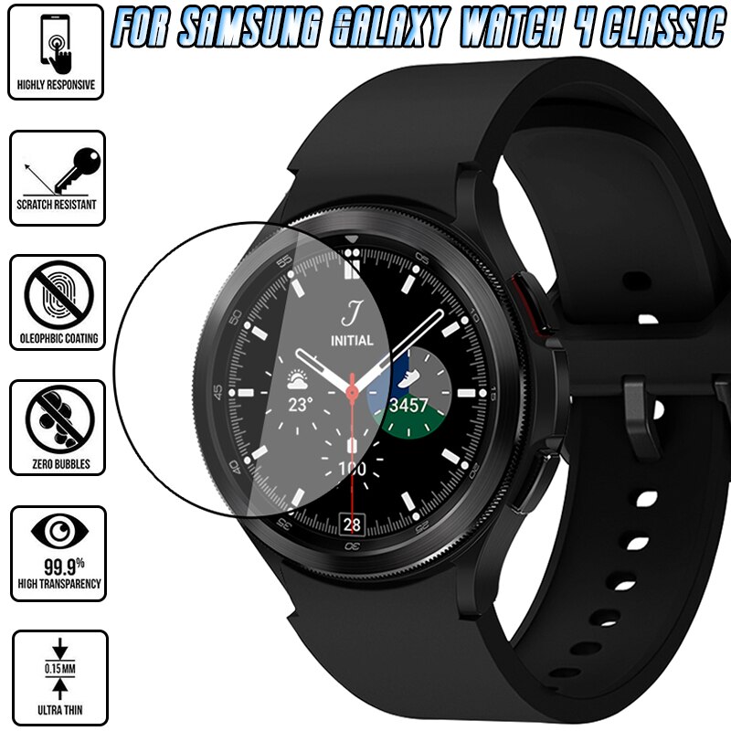 Screen Protector Voor Samsung Galaxy Horloge 4 Klassieke 42Mm/46Mm Smartwatch Hd Cover Film Krasbestendig Beschermende accessoires