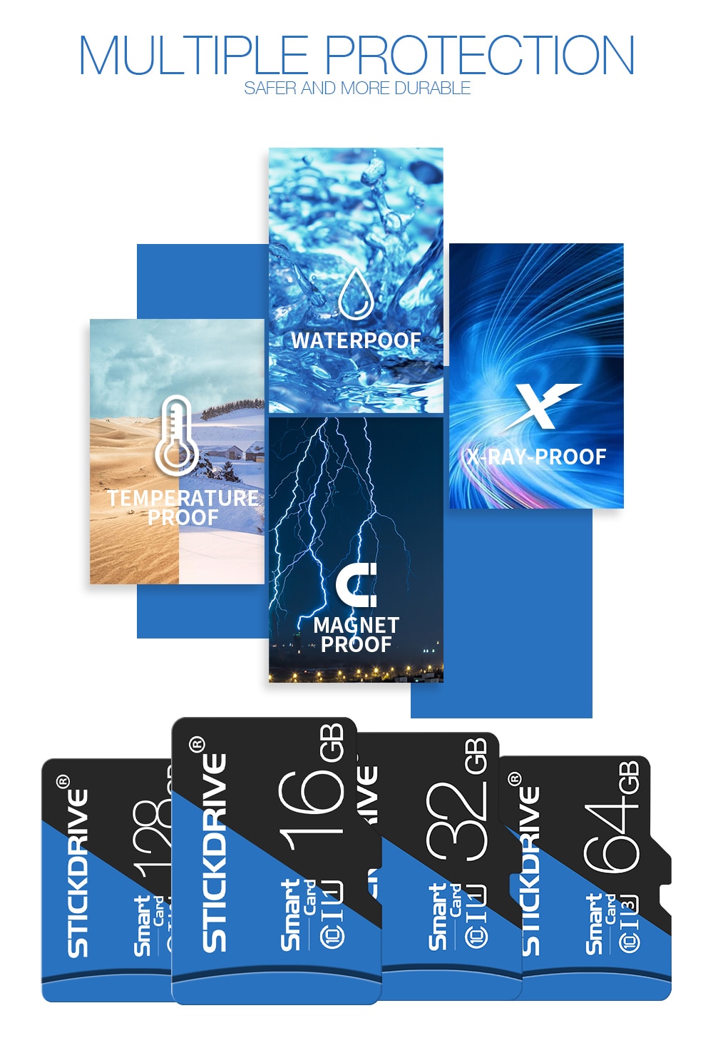 capacity Micro SD Card 32GB Class 10 Memory Card 8GB 16GB 64GB 128GB Class10 SDXC Flash Memory Microsd card