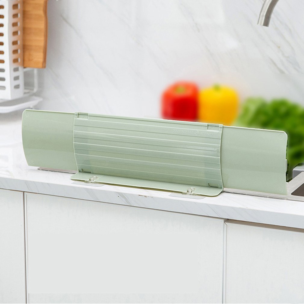 Intrekbare Wastafel Wastafel Water Splash Guard Anti-Splash Baffle Board Keuken Badkamer Lijm Sink Screen Ploetert