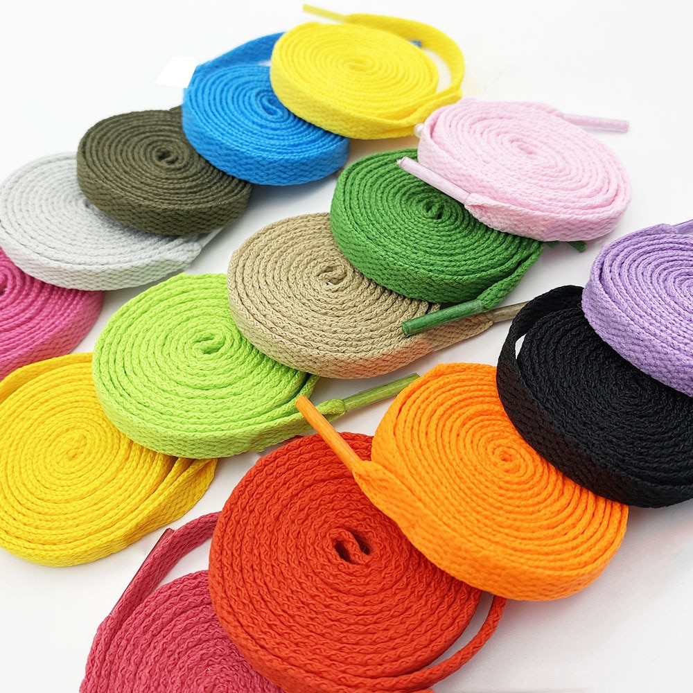 Unisex snørebånd til sneakers flad rem reb sko snørebånd farverige søde elastiske snørebånd sneakers sko tilbehør