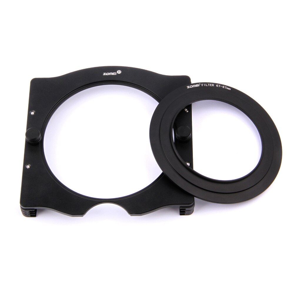 Zomei-Soporte de filtro cuadrado de aluminio y anillo adaptador, 67/72/77/82/86mm, para ZOMEI Lee Cokin Z, filtro de 100mm