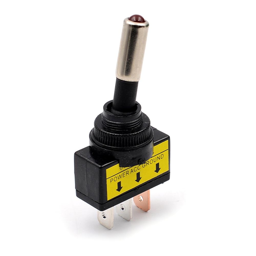 10PCS 12V 20A Car Auto LED Light Toggle Rocker Switch 3Pin SPST ON/OFF Sales for Vehicles