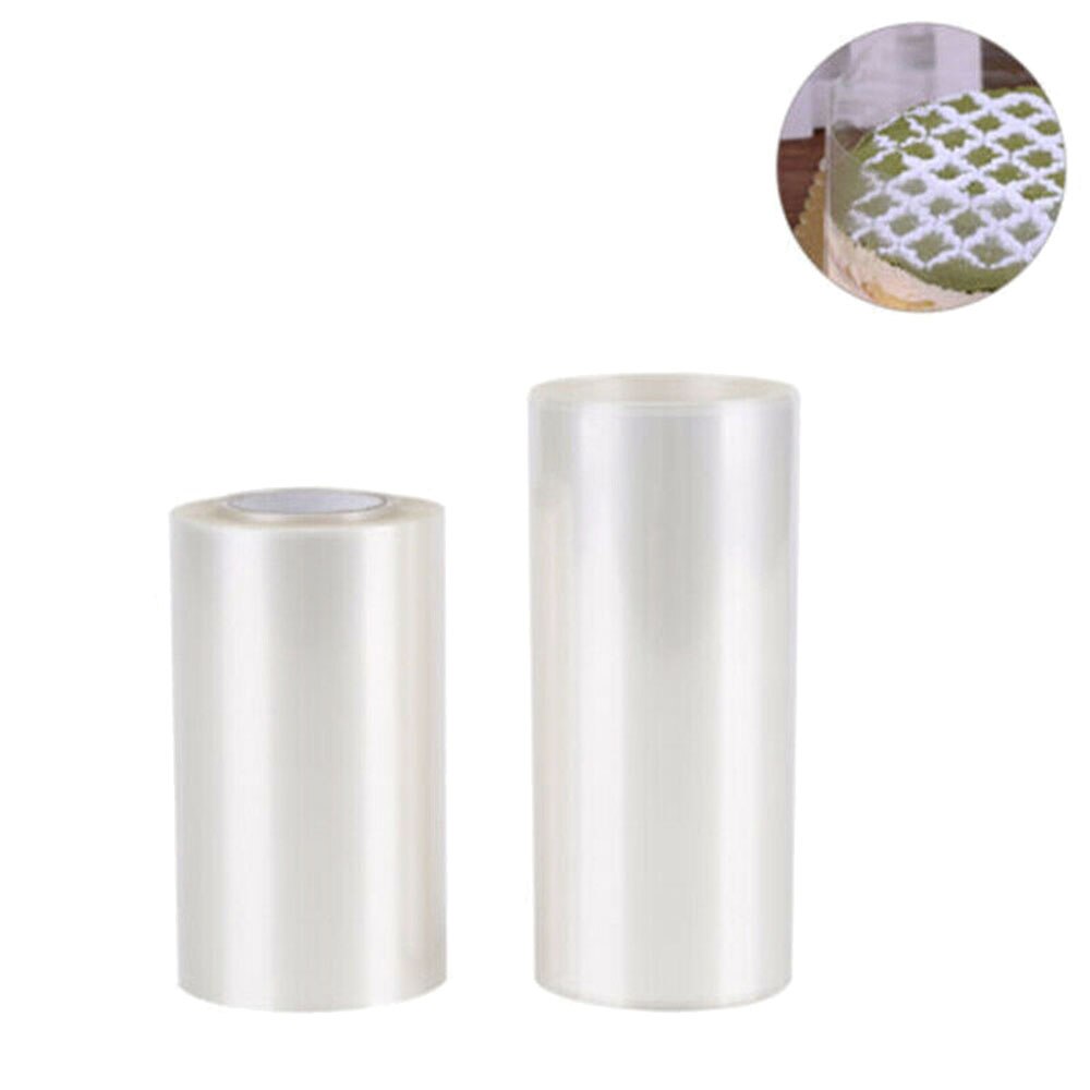 Rollo de película de acetato transparente para repostería, accesorios para hornear, para Mousse, borde circundante, 8cm x 10m/10cm x 10m, 1 rollo