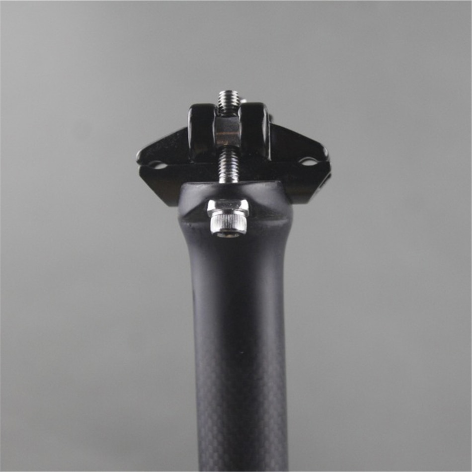 Hiilikuitu satulatolppa polkupyörän satulatolppa ei logoa mtb/road polkupyörän satulatolppa pyöräily bick satulan putki 27.2/30.8/31.6mm*350/400mm 3k matta