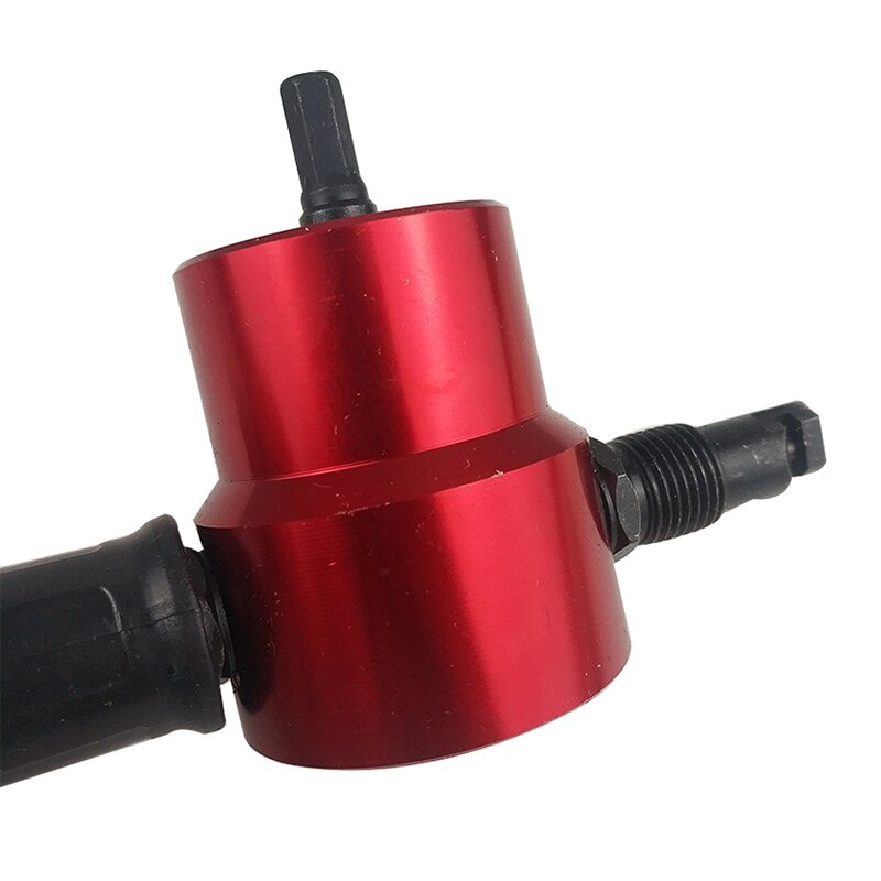 Nibble Metal Cutting Double Head Sheet Nibbler Saw Cutter Tool Drill Electric Cutter Nibbler Sheet Metal Cut
