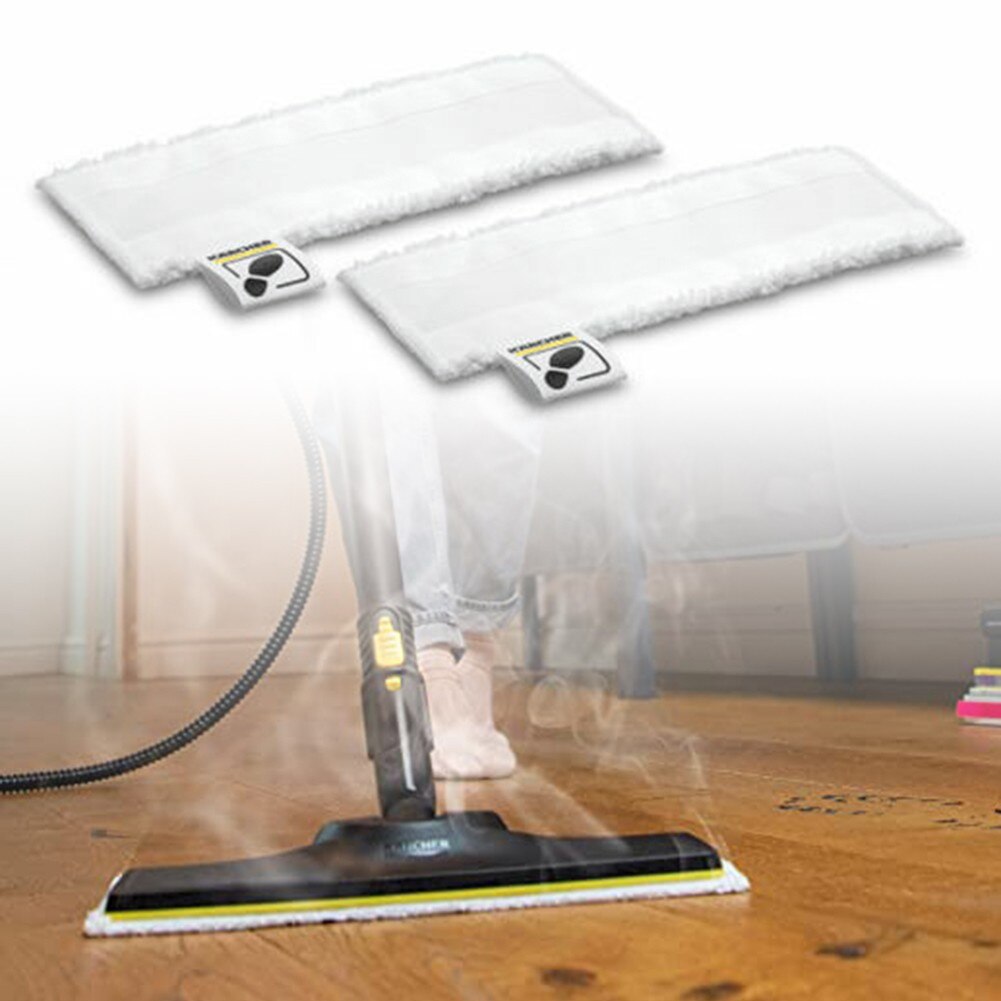 Outils de sol en tissu KARCHER EASYFIX 2.863 – 259.0 SC1 SC2 SC3 SC4 SC5 (34.5cm), 2 pièces, adaptés aux noms des appareils: nettoyeur à vapeur, vadrouille à vapeur