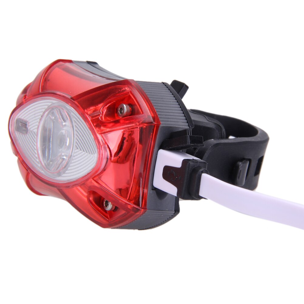 Raypal bicicleta luz 3W USB recargable luz trasera de la bicicleta de lluvia impermeable brillante LED de seguridad ciclismo bicicleta luz trasera