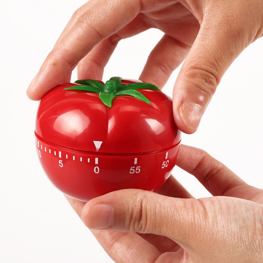Mechanical Timer 1-60min 360 Degree Cute Indoor Kitchen Tomato Mechanical Countdown Timer