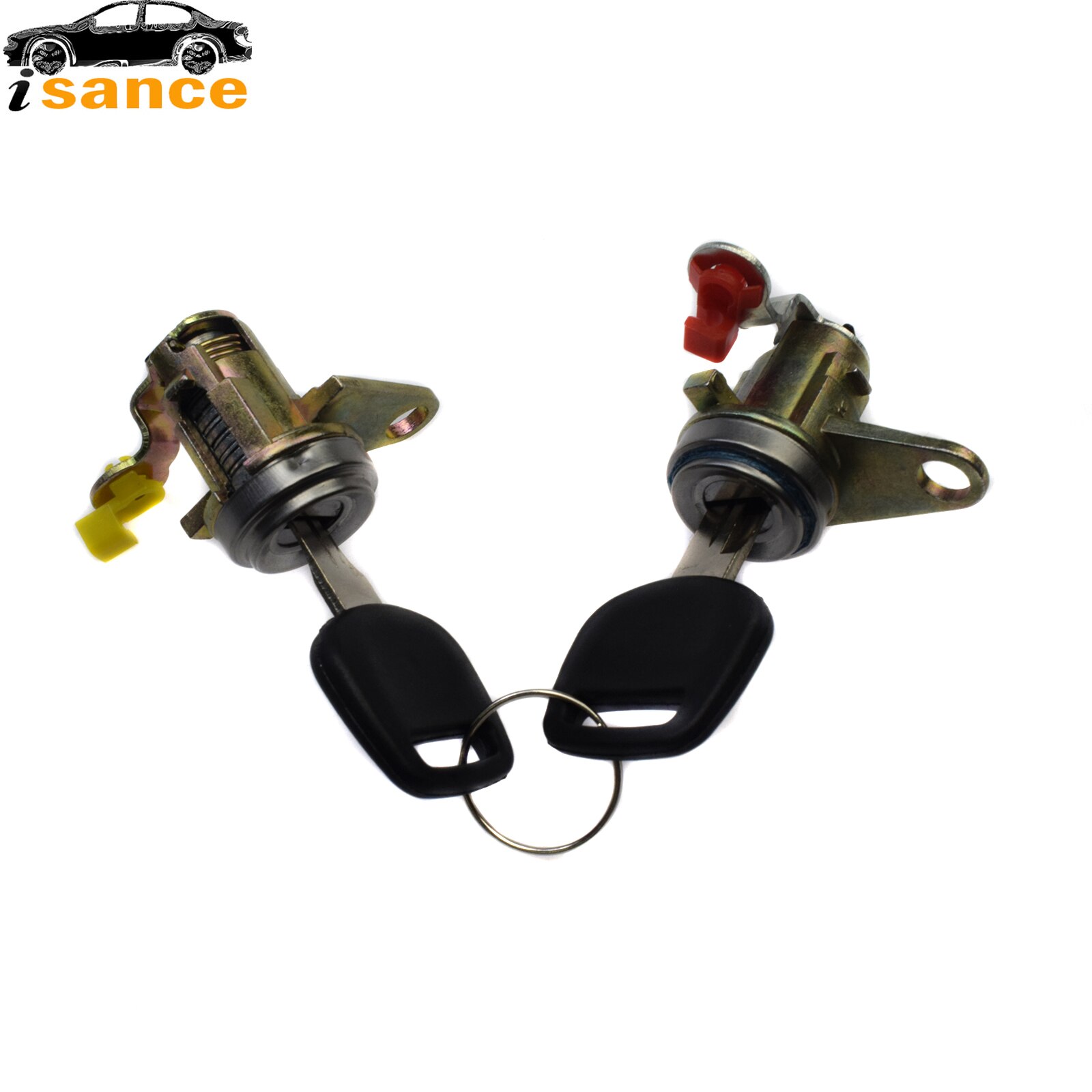 Deurslot Cilinder Sleutels Set Voor Toyota Corolla &amp; Geo Prizm 1.8L 1993 1994 1995 1996 1997 69051-12360 69052-12360 69051-12340