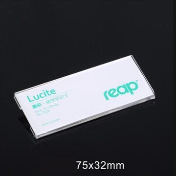 Pin-no Suporte de Acrílico Para O Cartão De ID nome da placa de identificação tag cartão de IDENTIFICAÇÃO crachá conferência de alfinetes de segurança de plástico pin no suporte: 7308 75X32mm