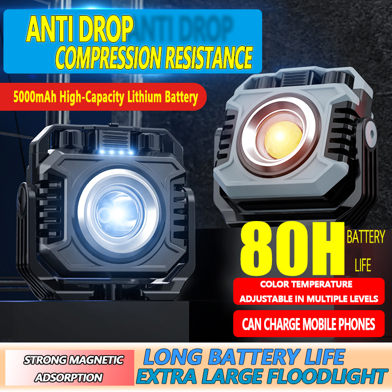 Liitokala lf -786 bærbar 26650 5000 mah cob  tg3 lampekerne magnetadsorption flerfarvet led-lyskilde 2700-8000k lommelygte