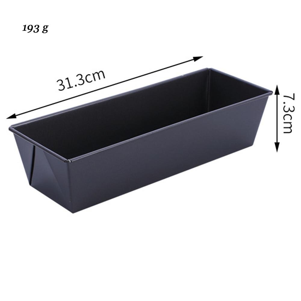 Non-stick Koektrommel Toast Bakken Pan Brood Cake Box Mold Rechthoek Carbon Staal Bakplaat Bakvormen Gereedschap: L