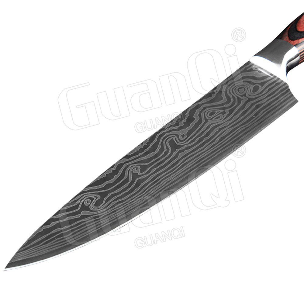 Kitchen Knives Sets Sharpest Damascus Kitchen Chef Knives Santoku Cleaver Paring Steak Slicing Utility Boning Knife
