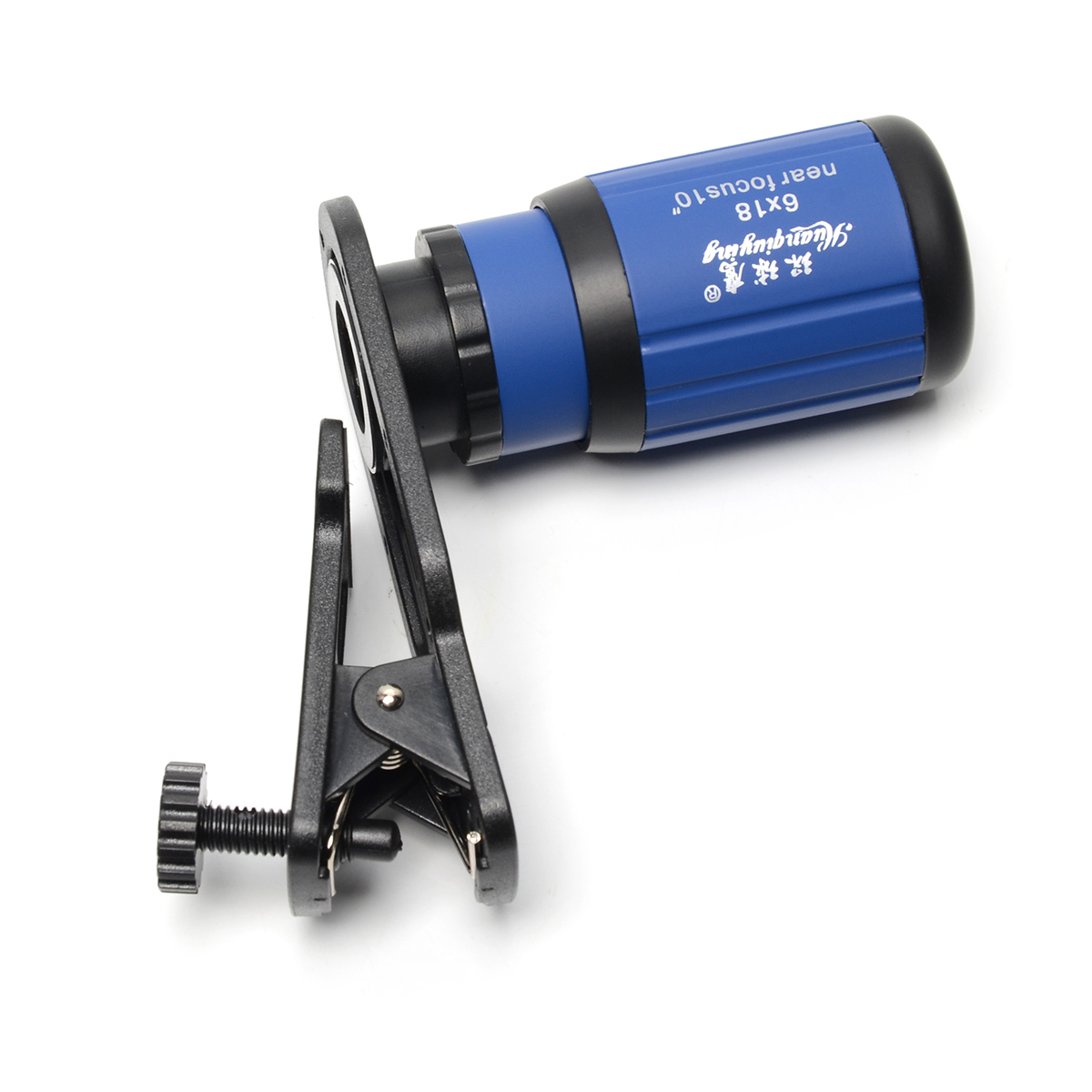HD 6X Telefonobjektiv Kamera Telezoom Monokular Teleskop Teleskopfokus Kompaktes Min-Objektiv + SelfieTripod für alle Smartphones