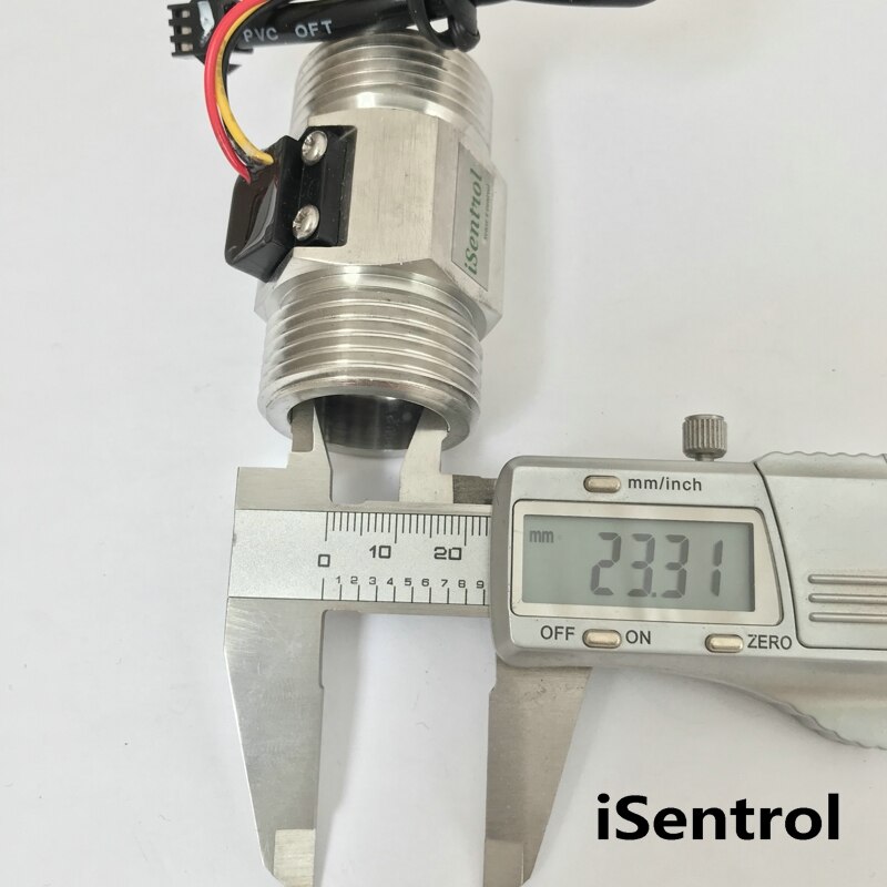 USS-HS10TA Hall Water Flow Sensor SUS304 Stainless Steel DN25 OD32mm 3-50LPM