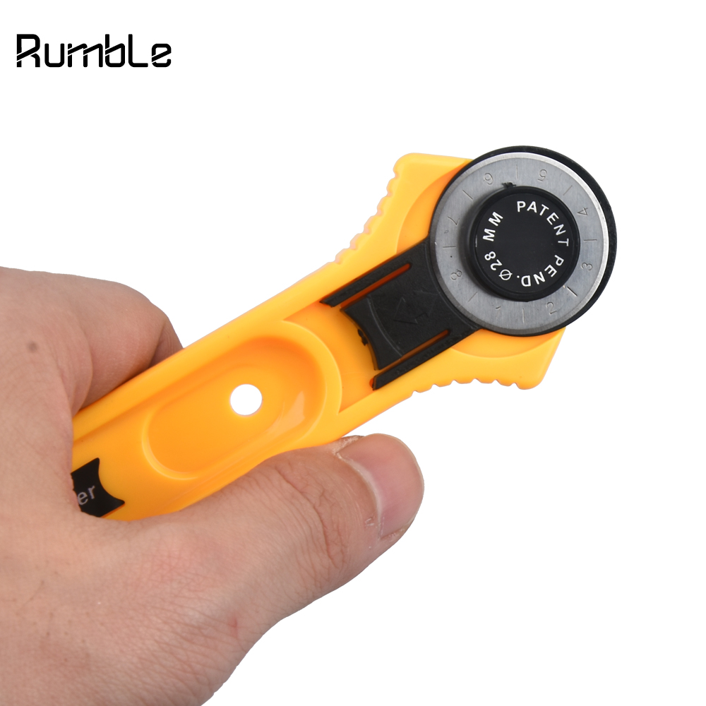 1 st 28mm roterande skärblad cirkulärt skuret lapptäcke tyg läder papper hantverk syverktyg tyg skärande hantverksverktyg