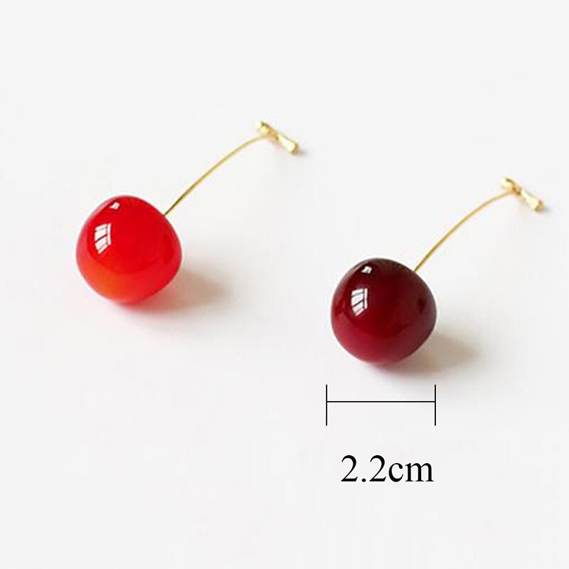 Women's Brooch Girl Cute Red Brooches Pin Coat Sweater Shirt Brooches for Women Clothing Decoration Pins Daily Party Brooch: mixed 2.2cm -2 Pcs